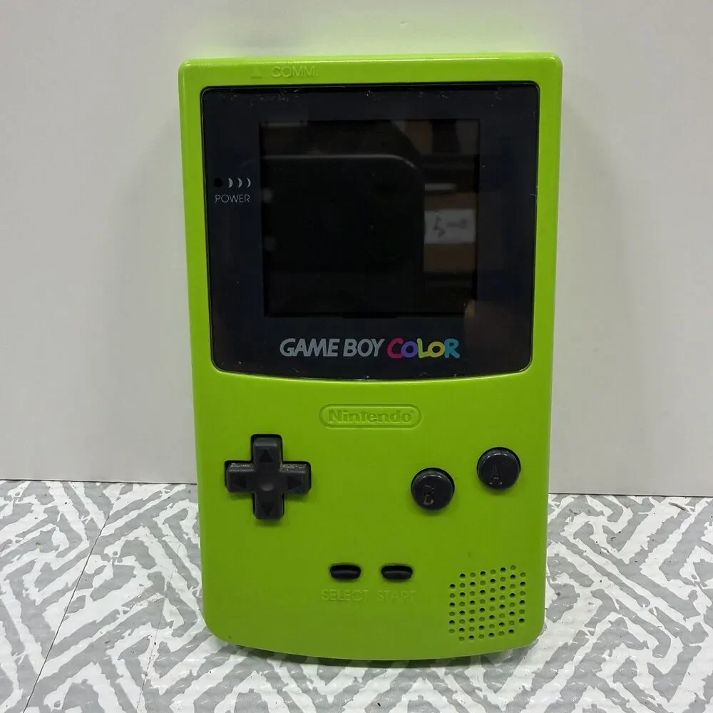 Nintendo Game Boy Color CGB-001 Kiwi Green System Handheld Console Tested/works